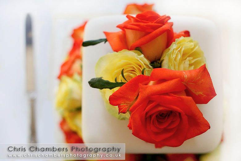 wedding cake - Wedding photography at Hodsock Priory