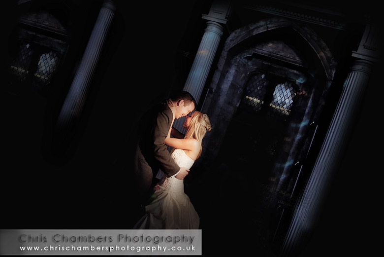 Hazlewood Castle wedding - The bride and groom's first dance