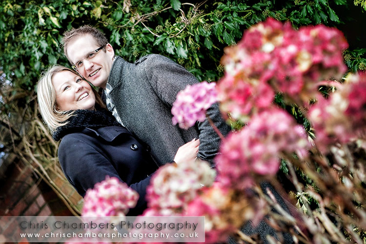 Engagement photo session at the Parsonage in Escrick