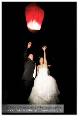Chinese lanterns at weddings