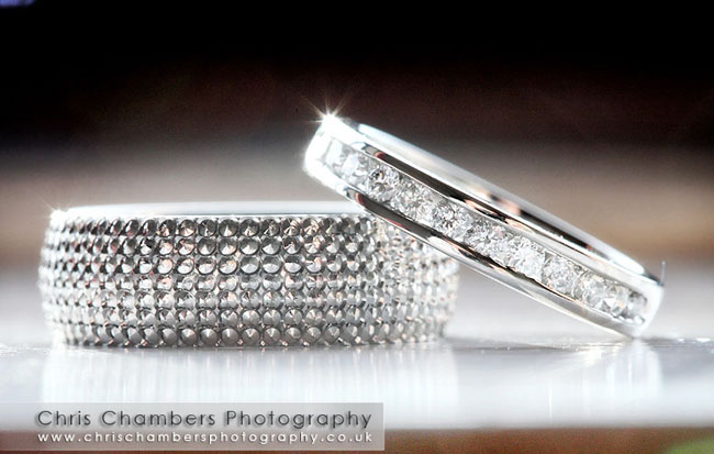 Wedding rings. Wedding photography from Chris Chambers, Award winning wedding photographer